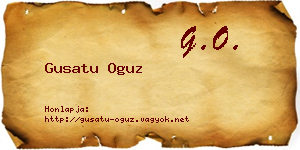 Gusatu Oguz névjegykártya